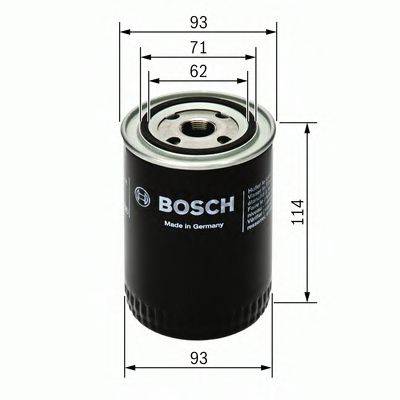 BOSCH 0451103330 Масляный фильтр; Гидрофильтр, автоматическая коробка передач; Масляный фильтр, ступенчатая коробка передач
