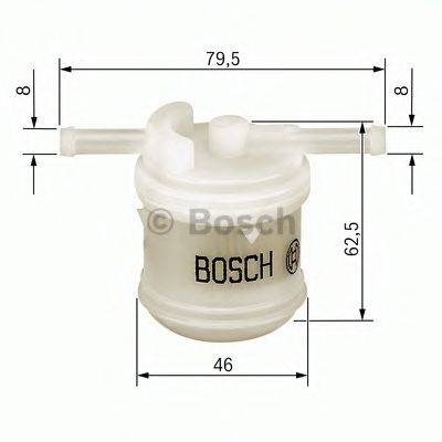 BOSCH 0986450117 Топливный фильтр