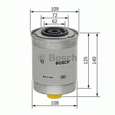 BOSCH 1457434185 Топливный фильтр