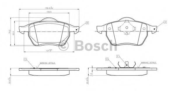 BOSCH 0 986 TB2 672