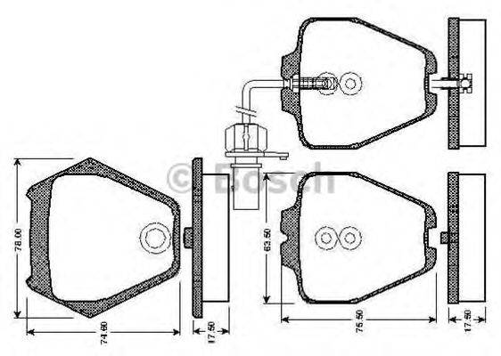 BOSCH 0 986 TB2 808