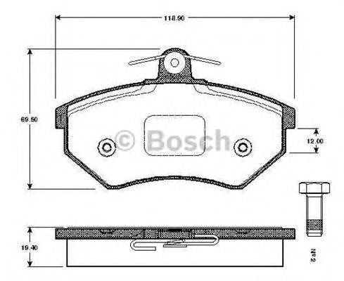 BOSCH 0 986 TB2 505