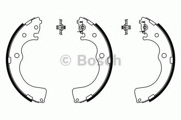 BOSCH 0986487789 Комплект тормозных колодок