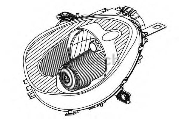 BOSCH 0301267205 Основная фара