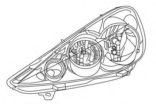 BOSCH 0318162213 Основная фара