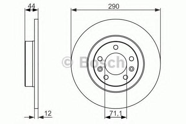 BOSCH 0986479130 Тормозной диск