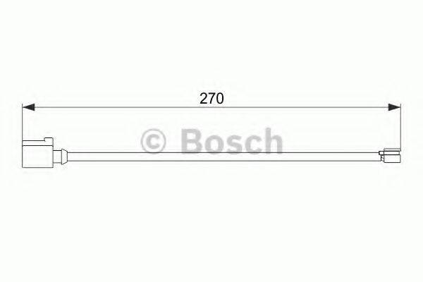BOSCH 1987474564 Сигнализатор, износ тормозных колодок