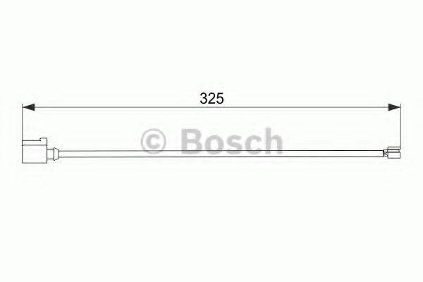 BOSCH 1987474567 Сигнализатор, износ тормозных колодок