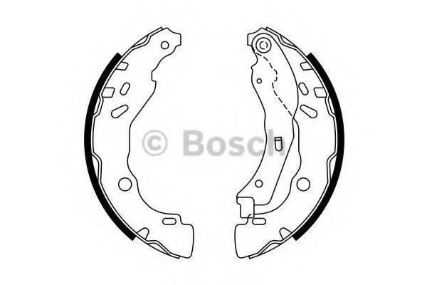 BOSCH 0986487771 Комплект тормозных колодок