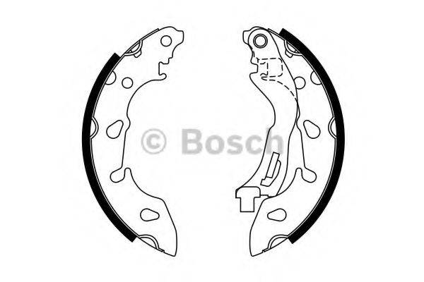 BOSCH 0986487772 Комплект тормозных колодок