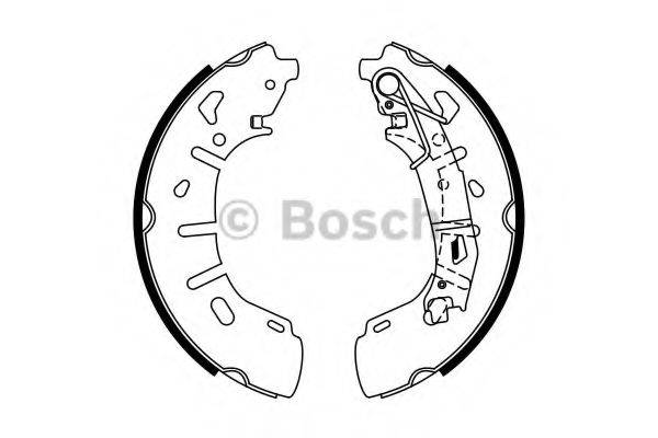 BOSCH 0986487773 Комплект тормозных колодок