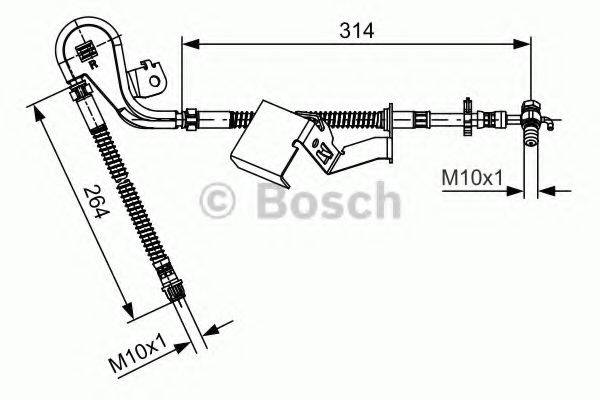 BOSCH 1987481471 Тормозной шланг