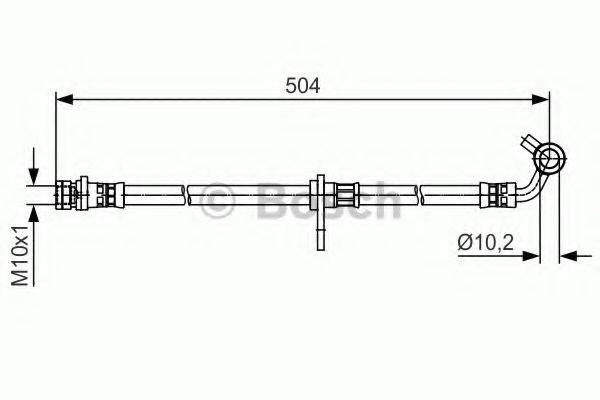 BOSCH 1987481472 Тормозной шланг