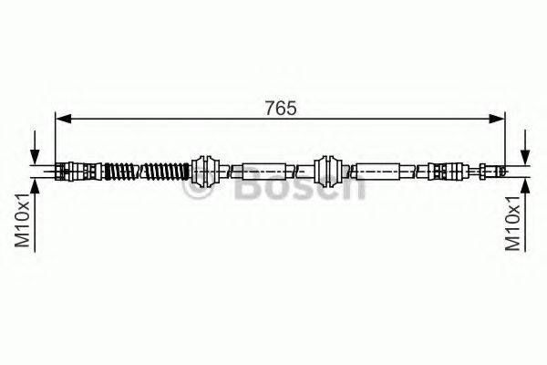 BOSCH 1987481473 Тормозной шланг