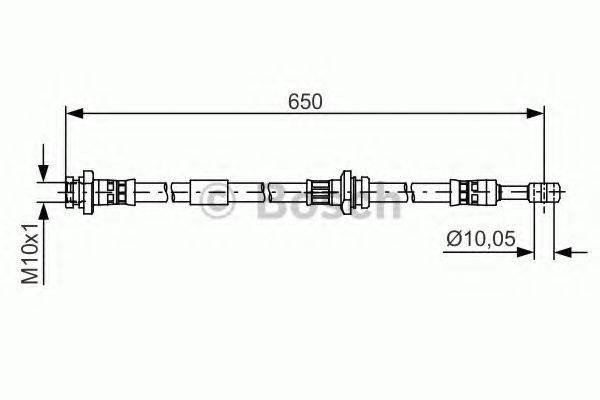 BOSCH 1987481476 Тормозной шланг