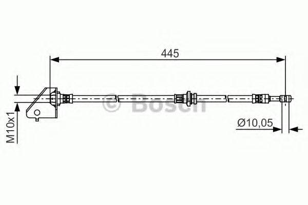 BOSCH 1987481497 Тормозной шланг