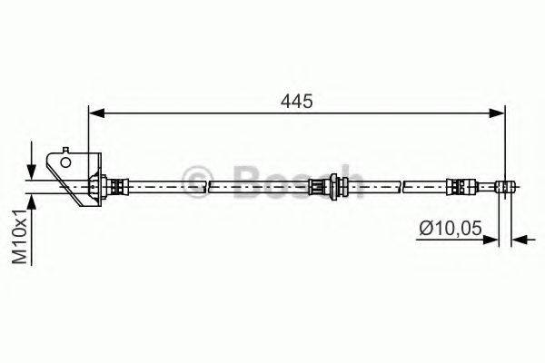 BOSCH 1987481498 Тормозной шланг