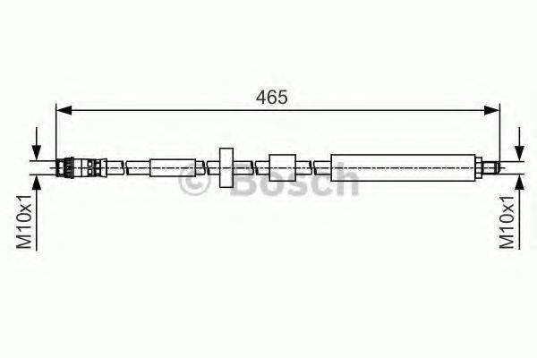 BOSCH 1987481509 Тормозной шланг