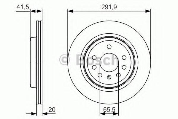 BOSCH 0986479S27 Тормозной диск