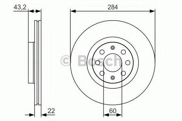 BOSCH 0986479S91 Тормозной диск