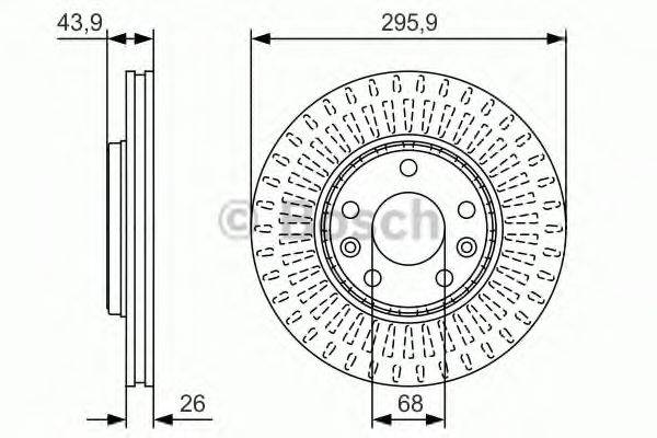 BOSCH 0986479S93 Тормозной диск