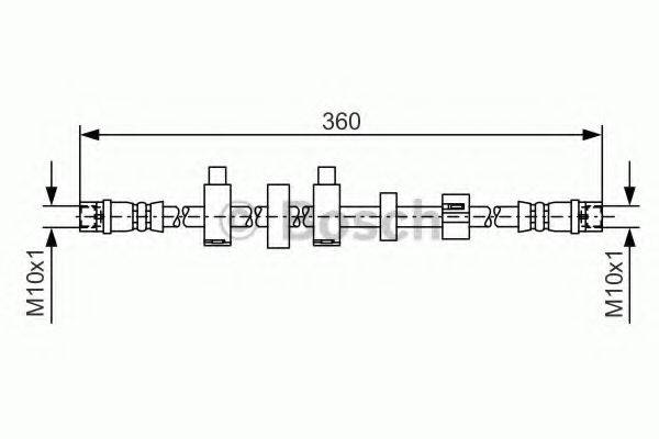 BOSCH 1987481540 Тормозной шланг