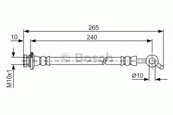 BOSCH 1987481571 Тормозной шланг