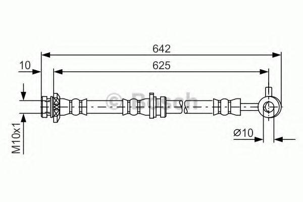 BOSCH 1987481573 Тормозной шланг