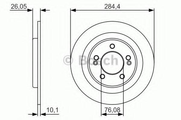 BOSCH 0986479A47 Тормозной диск