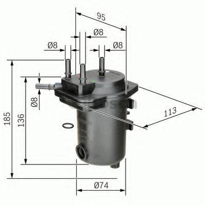 BOSCH 0450907012 Топливный фильтр