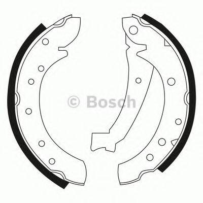 BOSCH 0986BB3524 Комплект тормозных колодок