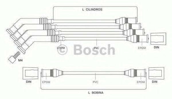 BOSCH 9295080030 Комплект проводов зажигания