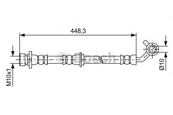 BOSCH 1987481576 Тормозной шланг