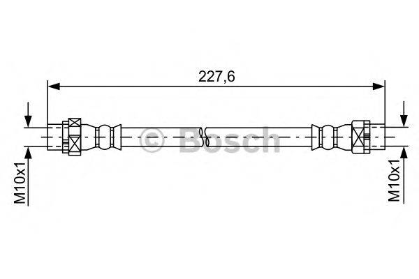 BOSCH 1987481582 Тормозной шланг