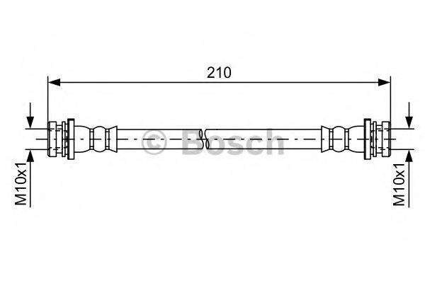 BOSCH 1987481628 Тормозной шланг