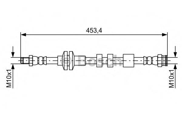 BOSCH 1987481574 Тормозной шланг