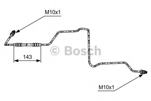 BOSCH 1987481611 Тормозной шланг