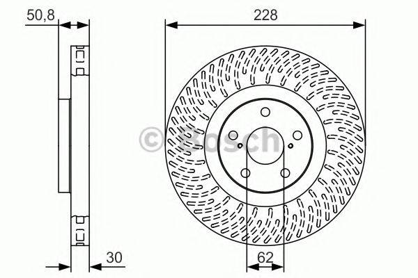 BOSCH 0986479T29 Тормозной диск