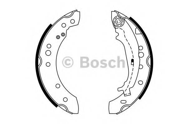 BOSCH 0986487746 Комплект тормозных колодок