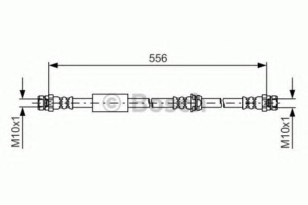 BOSCH 1987481593 Тормозной шланг