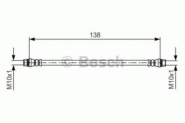 BOSCH 1987481625 Тормозной шланг