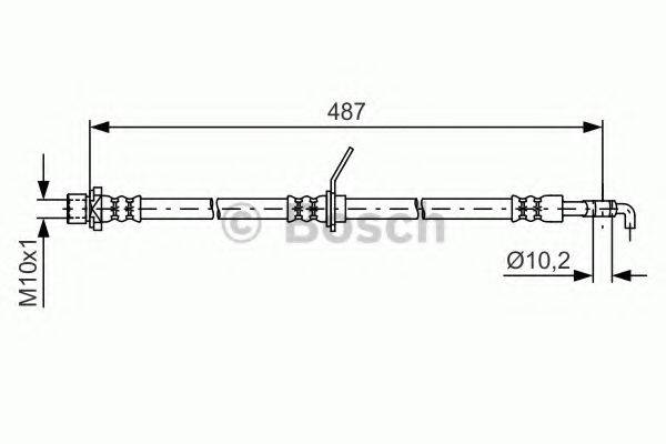 BOSCH 1987481633 Тормозной шланг