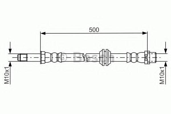 BOSCH 1987481676 Тормозной шланг