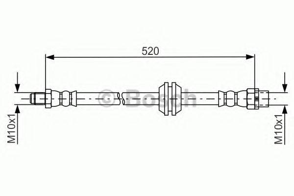 BOSCH 1987481680 Тормозной шланг