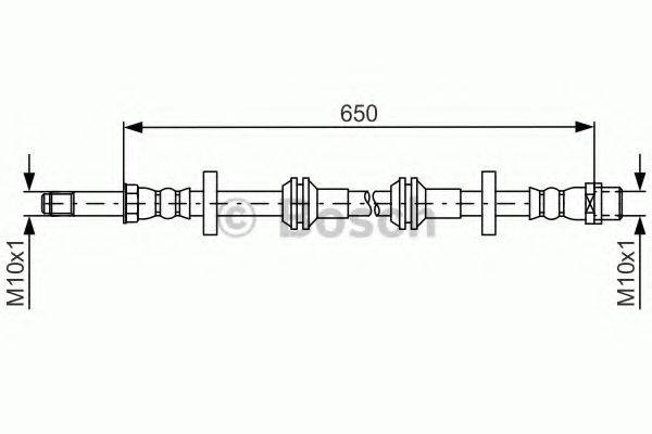 BOSCH 1987481690 Тормозной шланг