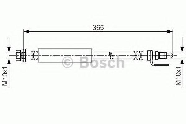 BOSCH 1987481703 Тормозной шланг