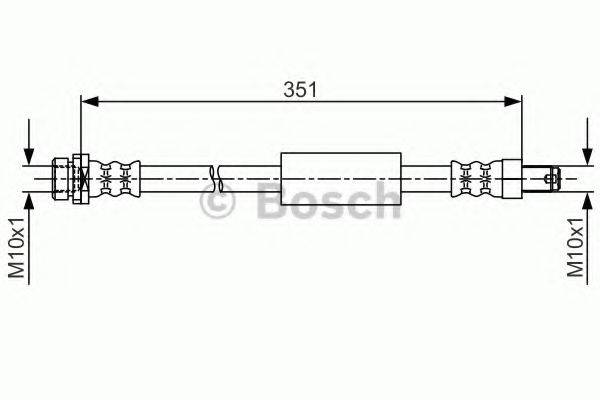 BOSCH 1987481705 Тормозной шланг