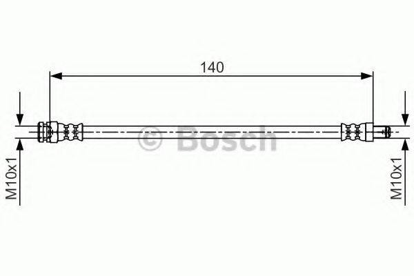 BOSCH 1987481706 Тормозной шланг