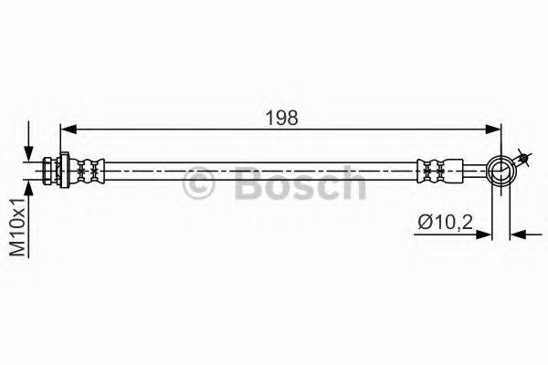 BOSCH 1987481713 Тормозной шланг