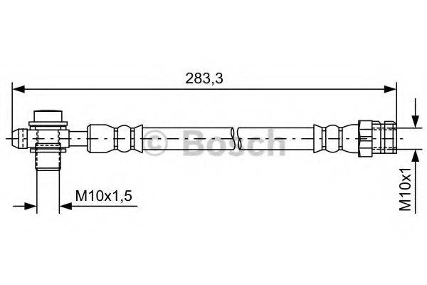 BOSCH 1987481736 Тормозной шланг